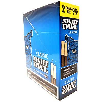 Night Owl Classic Pipe Tobacco Cigars 30ct