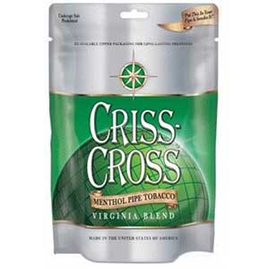 Criss Cross Virginia Blend Menthol 3oz Pipe Tobacco